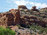 Ruin on a boulder