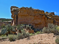 The main rock art site