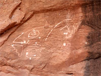 Modern petroglyphs