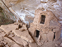 Granary and collapsed wall