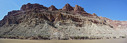 Cliffs bordering Spanish Bottom