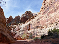 Cliffs and domes