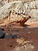 Eroded sandstone