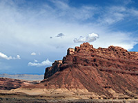 Cliffs along I-70