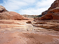 Sandstone layers