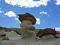 Tall and short hoodoos