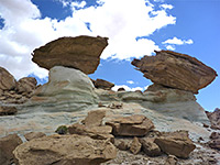 Two hoodoos