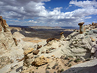 Ravine with hoodoos