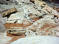 Stripy sandstone