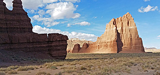 Grassy flats near Temple of the Sun