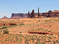 Sand dunes near Totem Pole