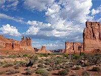 Buttes and fins