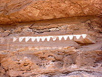 White triangles pictograph