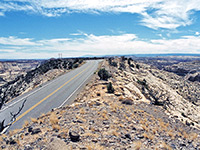 Narrow ridge