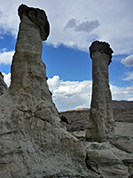 Two hoodoos