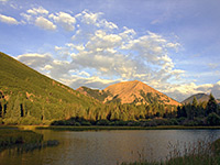 Sunset at Warner Lake