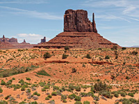 Buttes and dunes