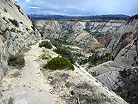 Path near the plateau