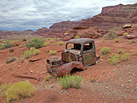 Abandoned truck