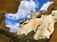 View through the bridge