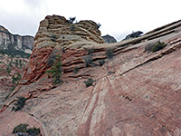 Red and yellow butte