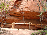 Fence at the rock art site