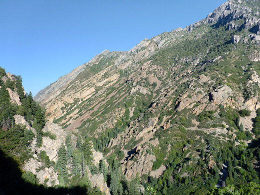 Rocky slopes, American Fork Canyon