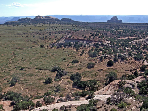 Trail to the butte