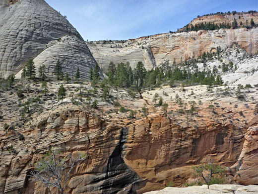 Slickrock west of Refrigerator Canyon