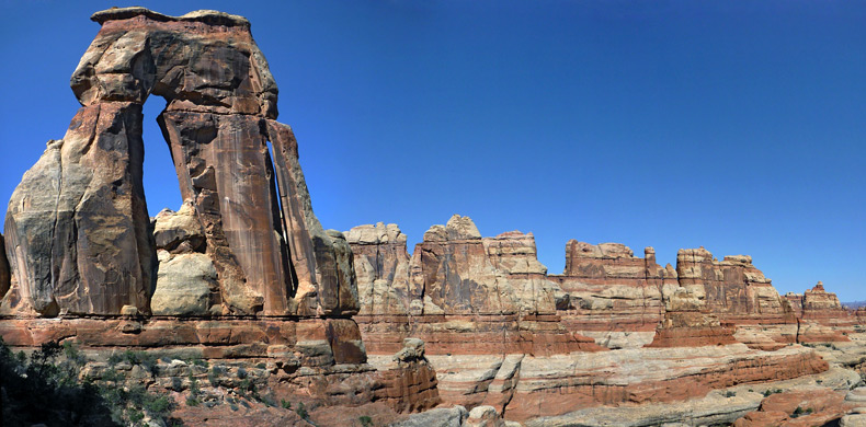 Pinnacles west of Druid Arch