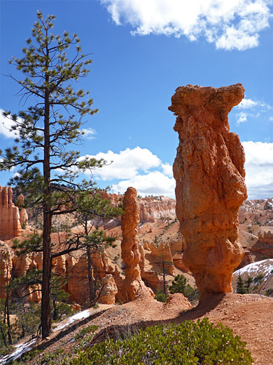 Isolated spire, Fairyland area