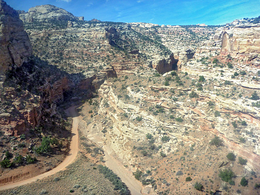 Road through the canyon