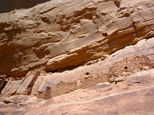 Cliff below Wall Ruins