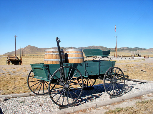 Old wagon, Golden Spike NHS