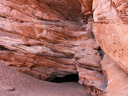 Orange-white sandstone