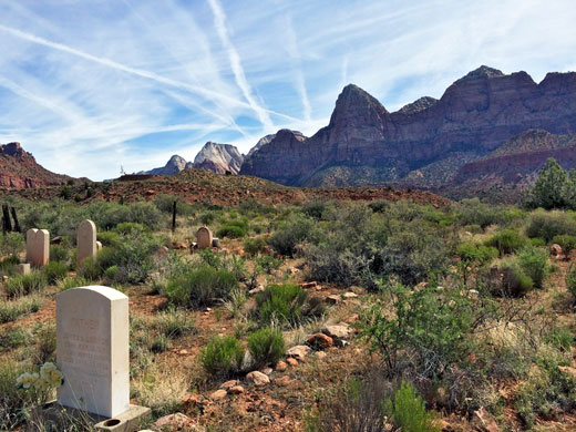 Graves at Hilltop Cemetery