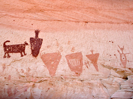 Horseshoe Shelter pictographs