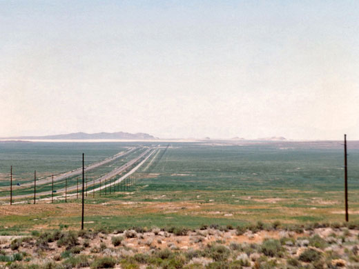 I-80 approaching the Salt Lake Desert
