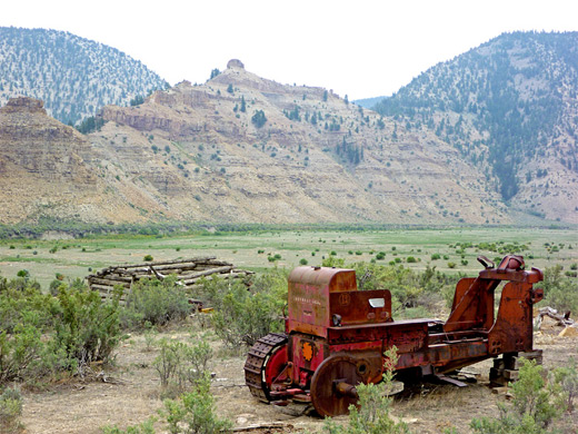 International crawler tractor in Nine Mile Canyon