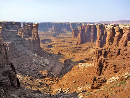 Red cliffs