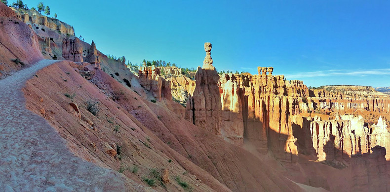 Upper section of the trail