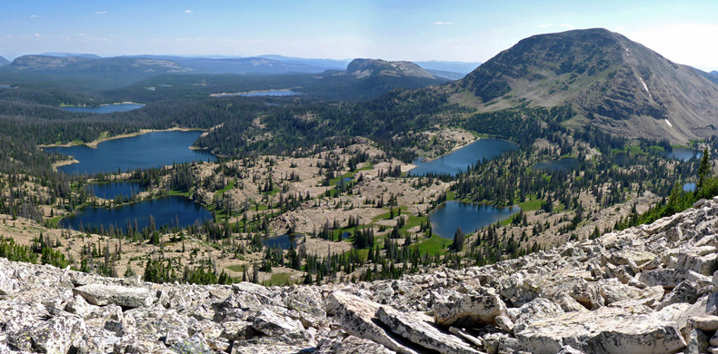 Lakes south of Notch Mountain