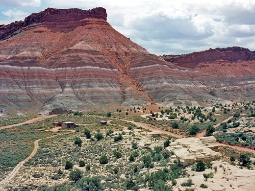 Cliffs around the Paria movie set