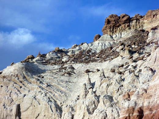 Inaccessible toadstool hoodoos