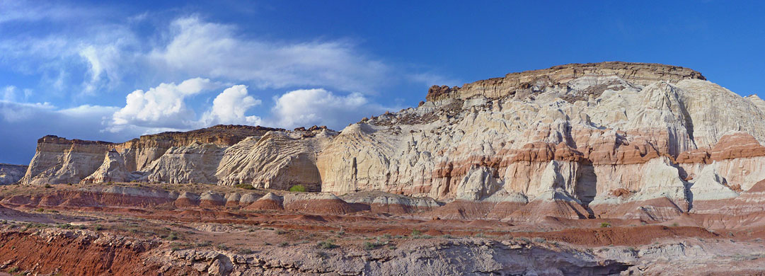 Clouds above the cliffs