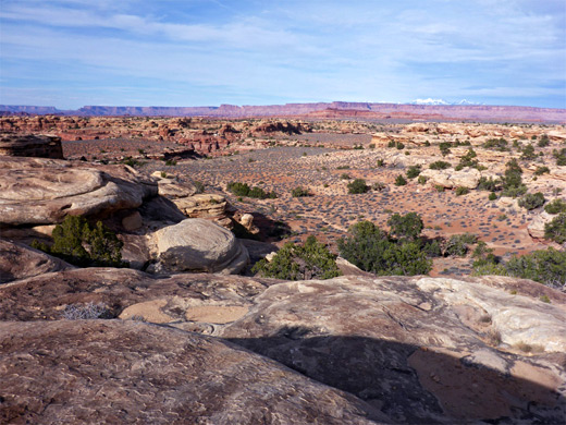 Edge of the plateau, along the Slickrock Foot Trail