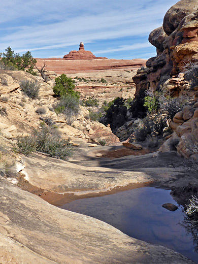 Rocky drainage