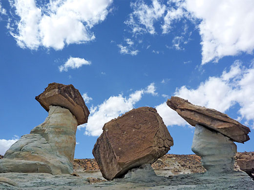 Three hoodoos