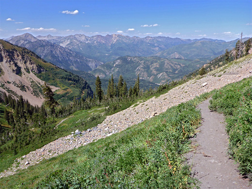 Valley below Timpanogos Basin