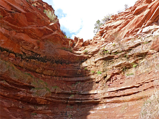 Impassable cliff